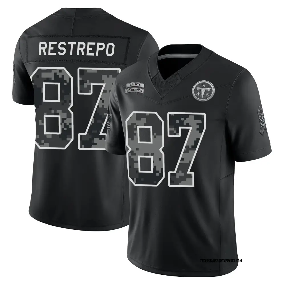 Limited Black Women's Xavier Restrepo Tennessee Titans Reflective